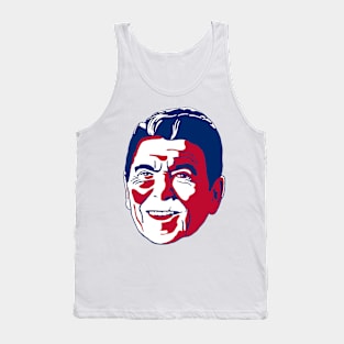 Ronald Reagan Red White and Blue Tank Top